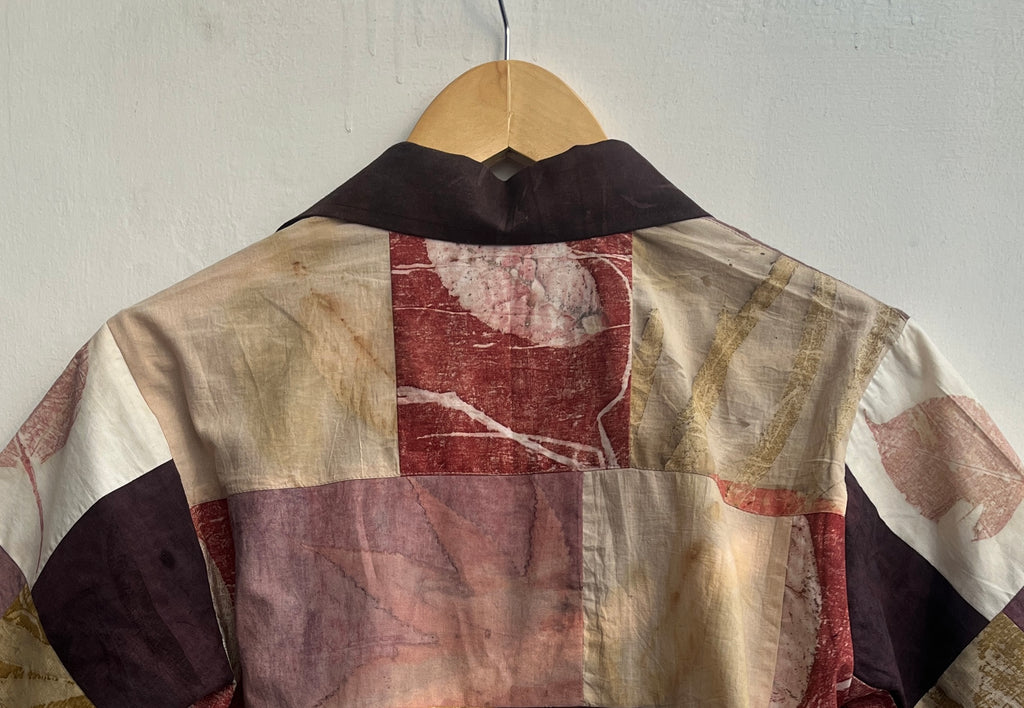 Patchwork Shift Cotton Shirt