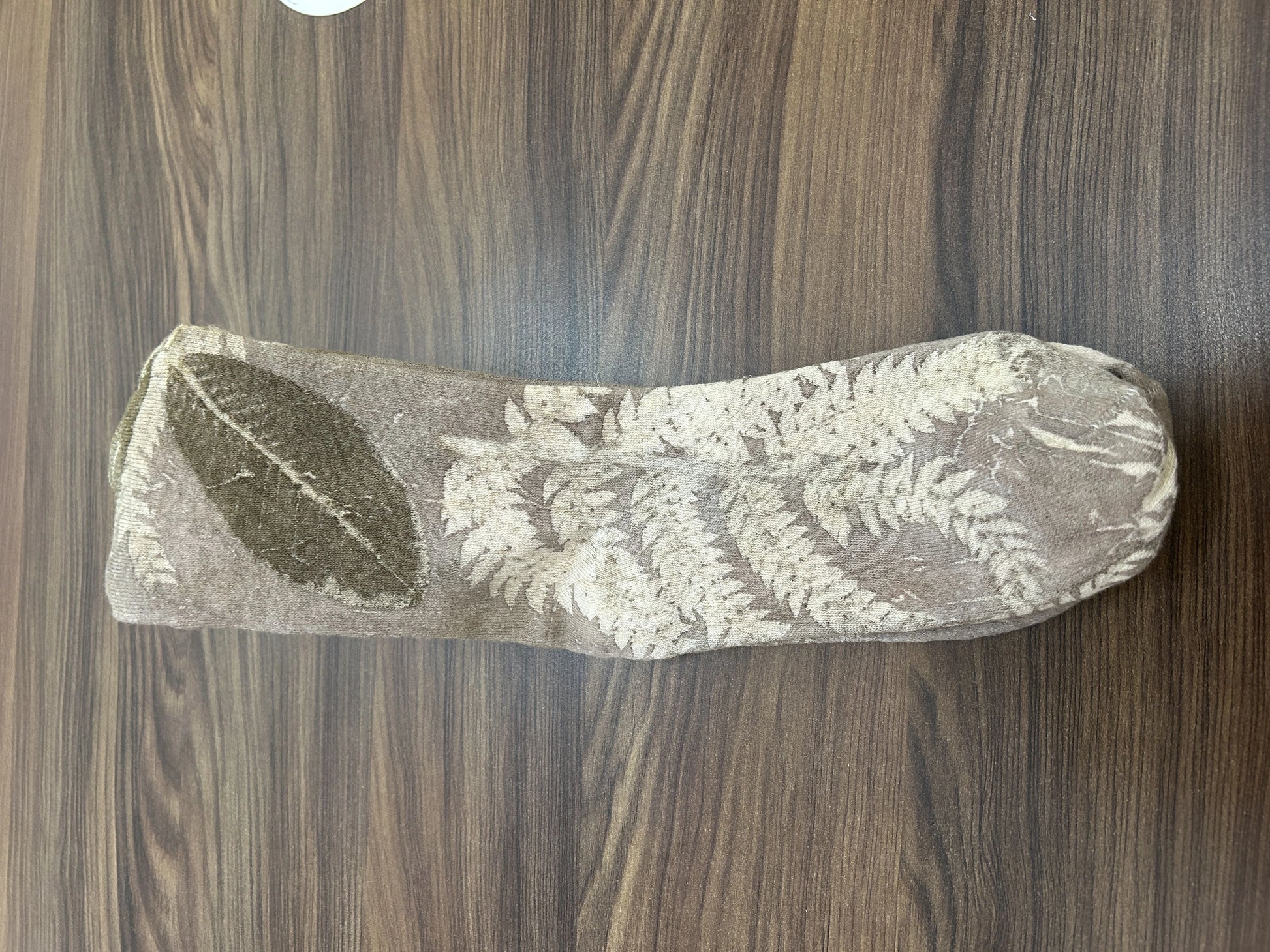 Pumice Light Cotton Leafy Socks