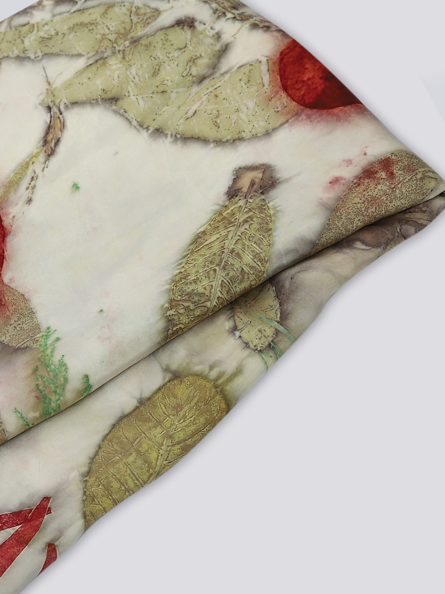 Opal Essence Pure Silk White Saree
