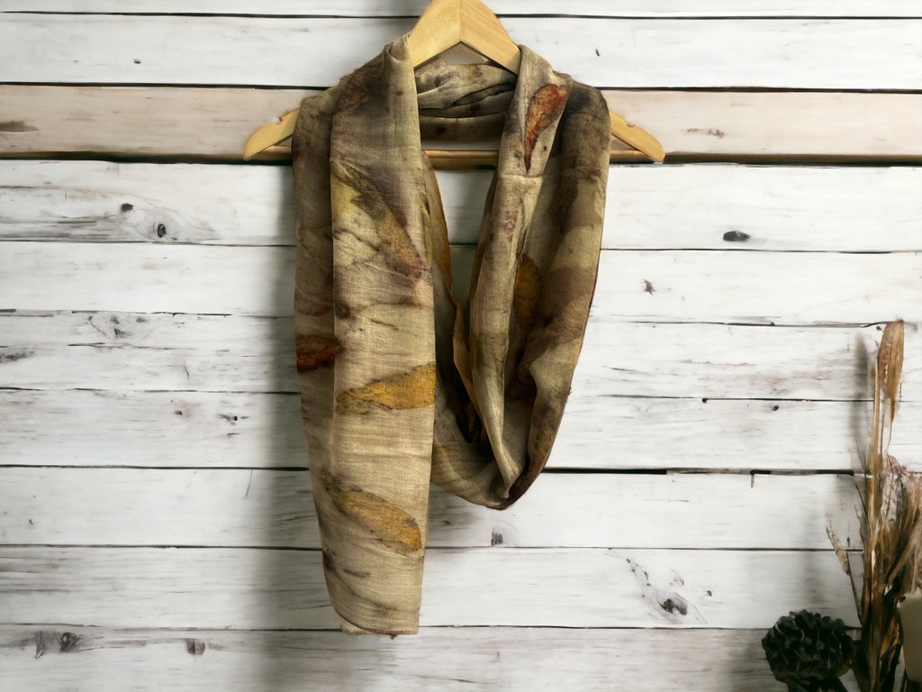 Pure Wool Teak Scarf