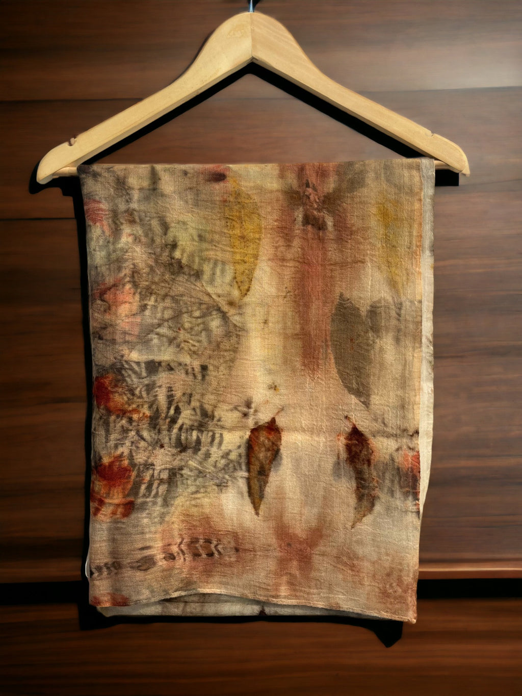 Pure Wool Teak Scarf