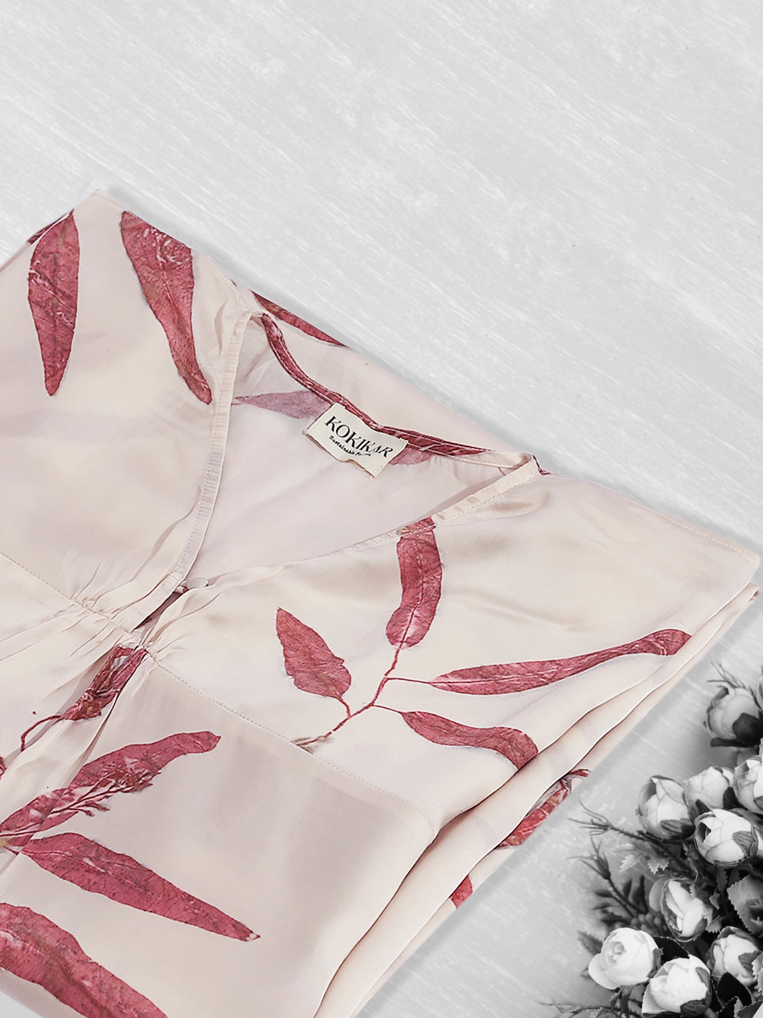 Red Eucalyptus Kaftan