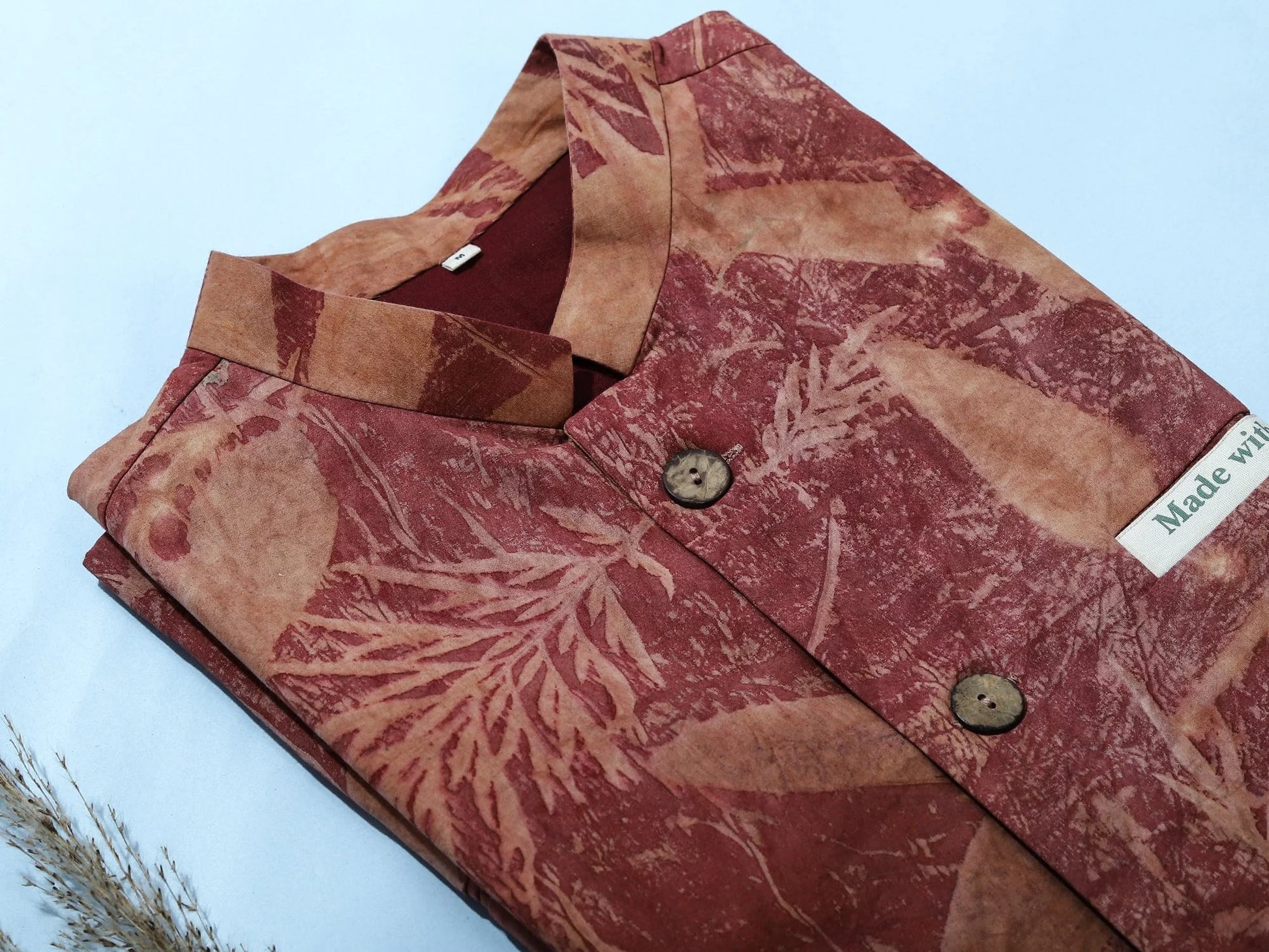 Red Leaf Bloom Waistcoat