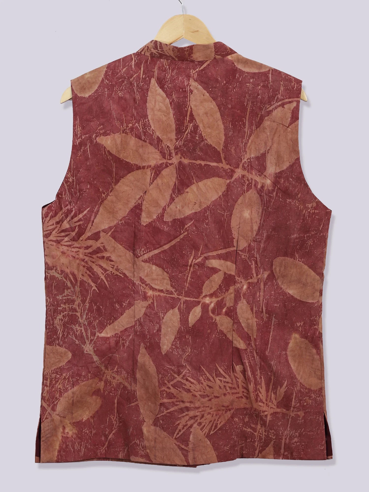 Red Leaf Bloom Waistcoat