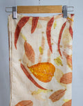 Ecoprinted seasonal leaves
