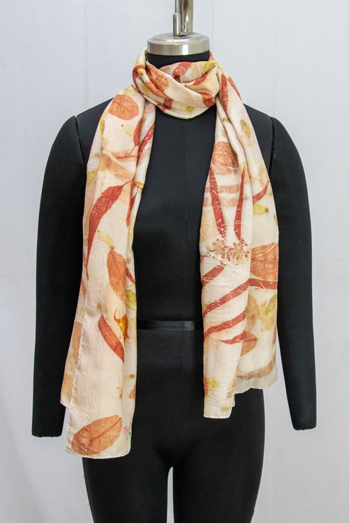 Ecoprinted Madder leaves