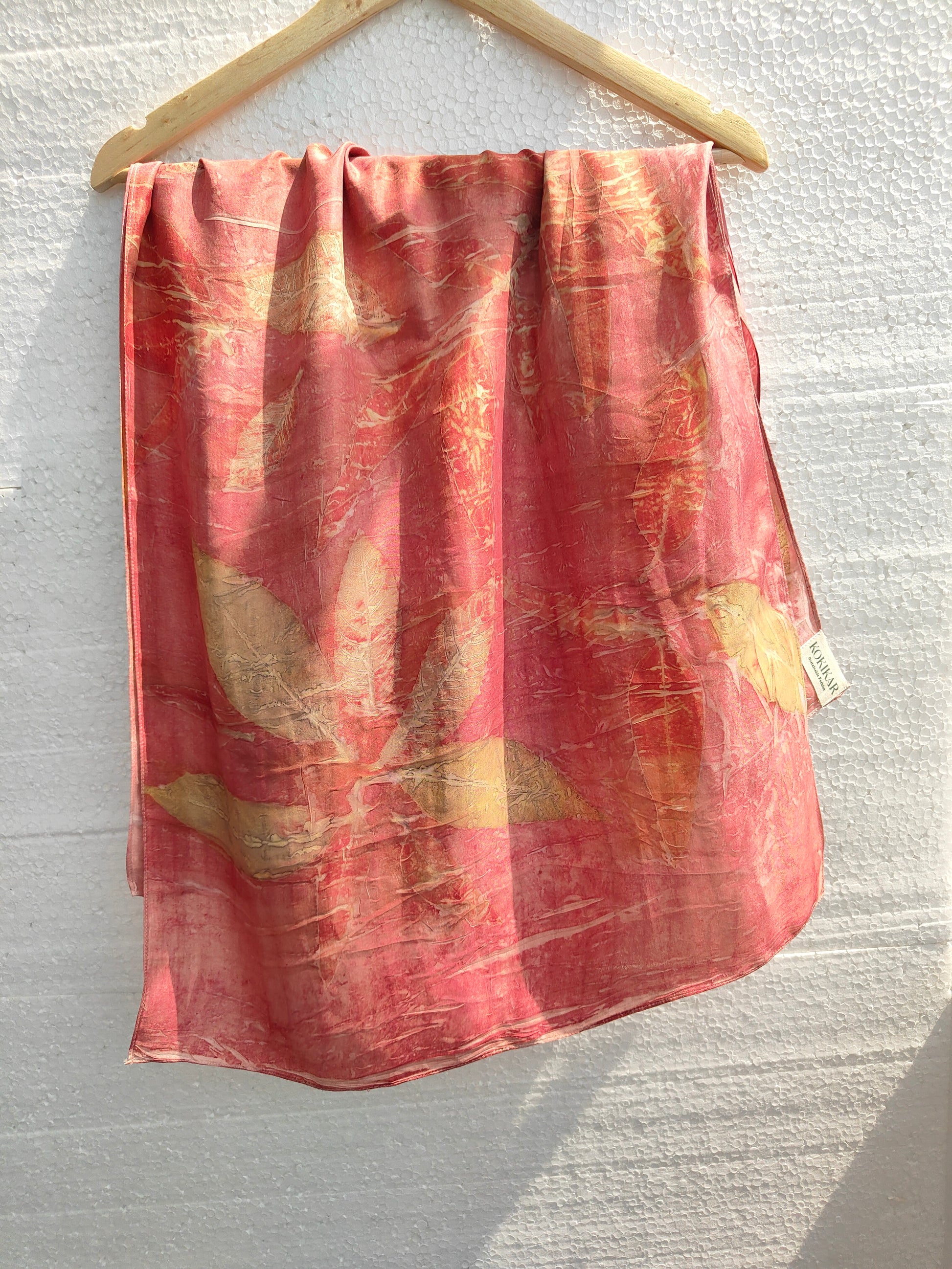 Roselle Drift Silk Scarf