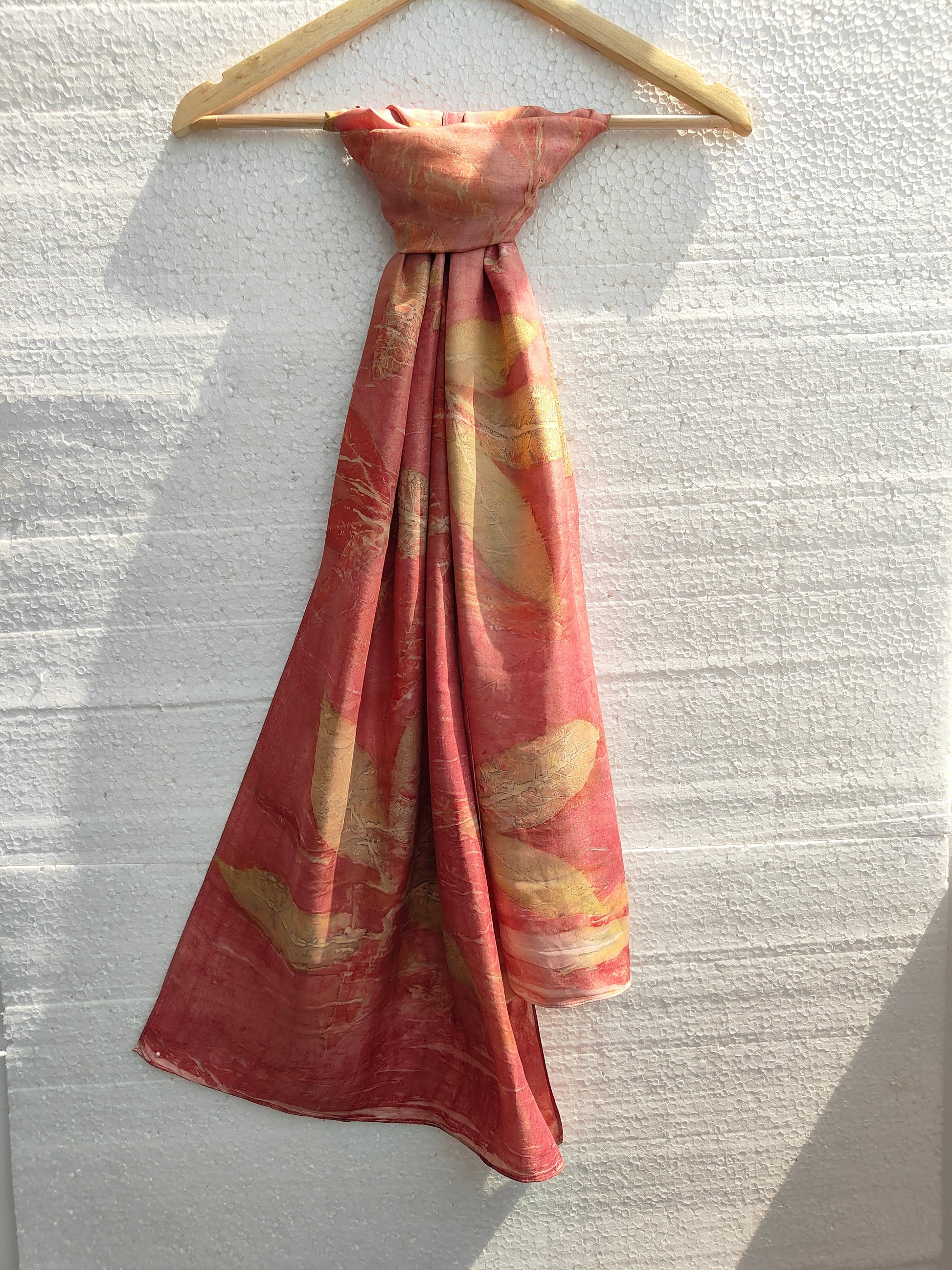 Roselle Drift Silk Scarf