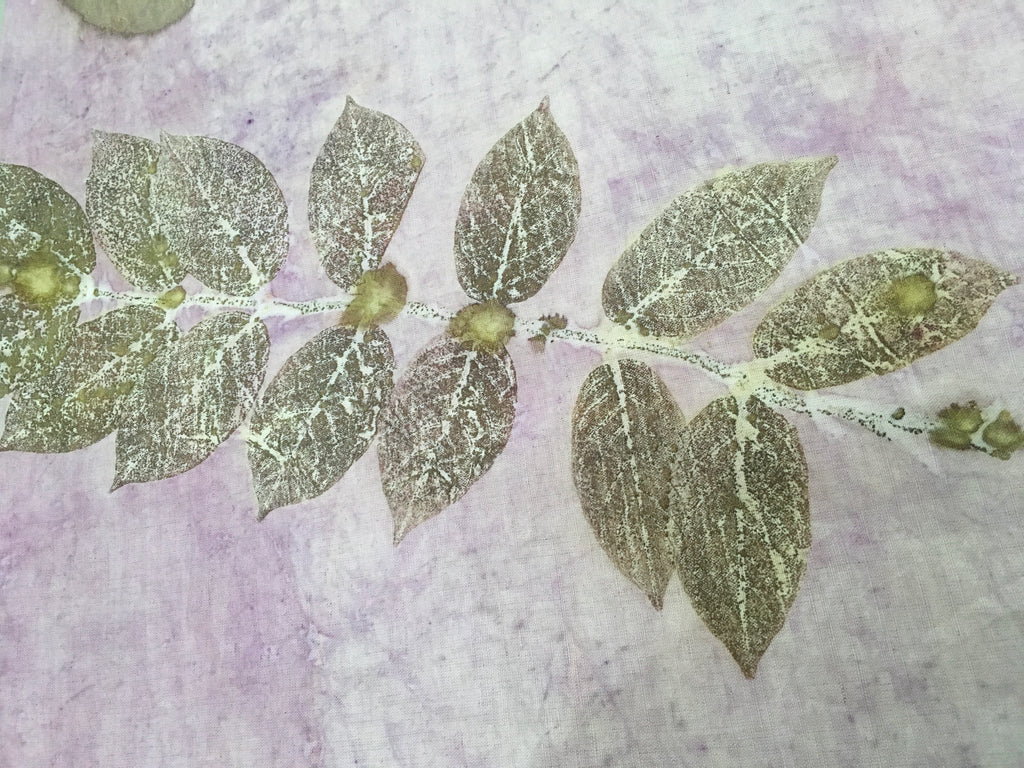 Rosy Linen Blend Handmade Fabric