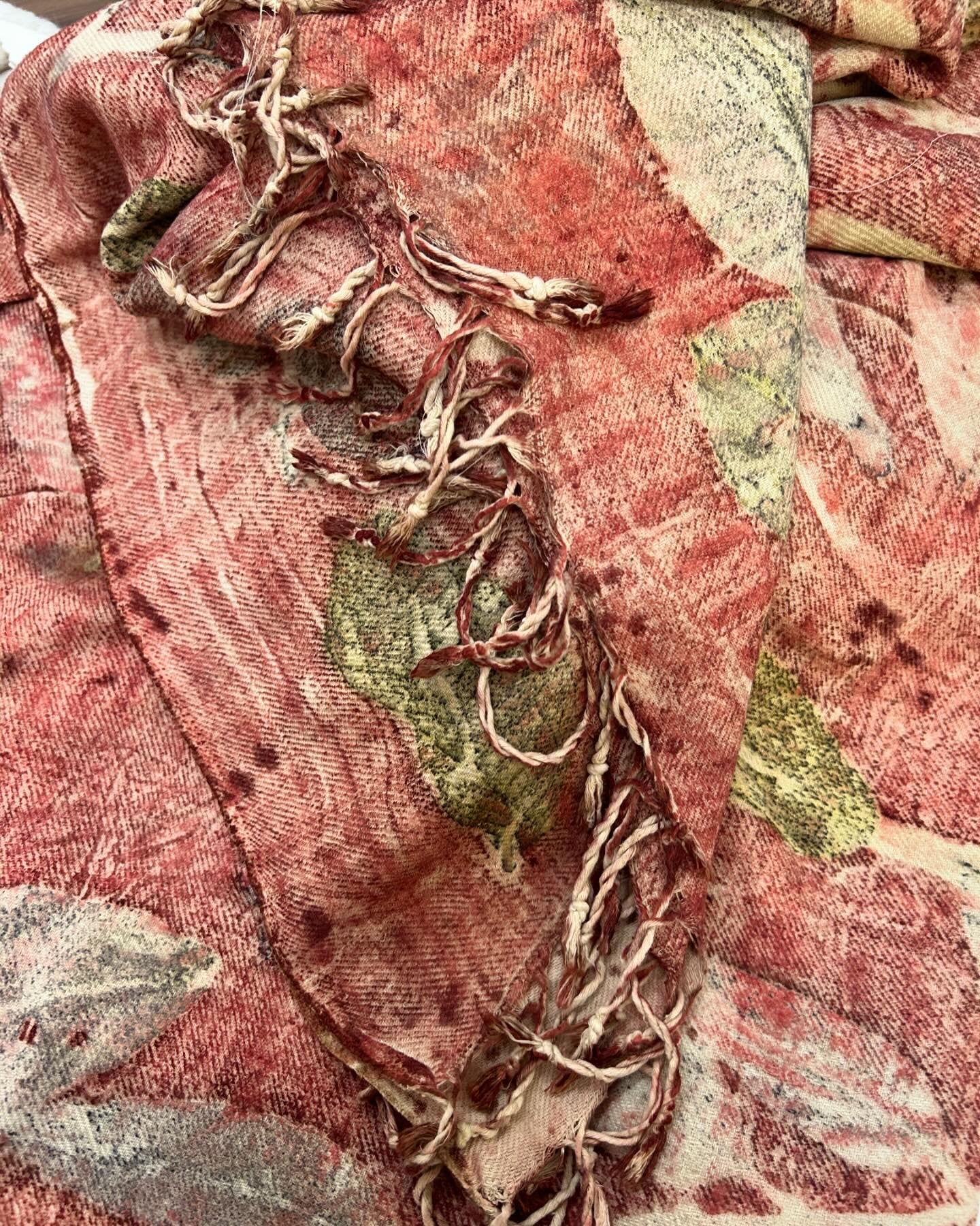 Rustleaf Glow Ahimsa (Eri) Silk Wrap Scarf