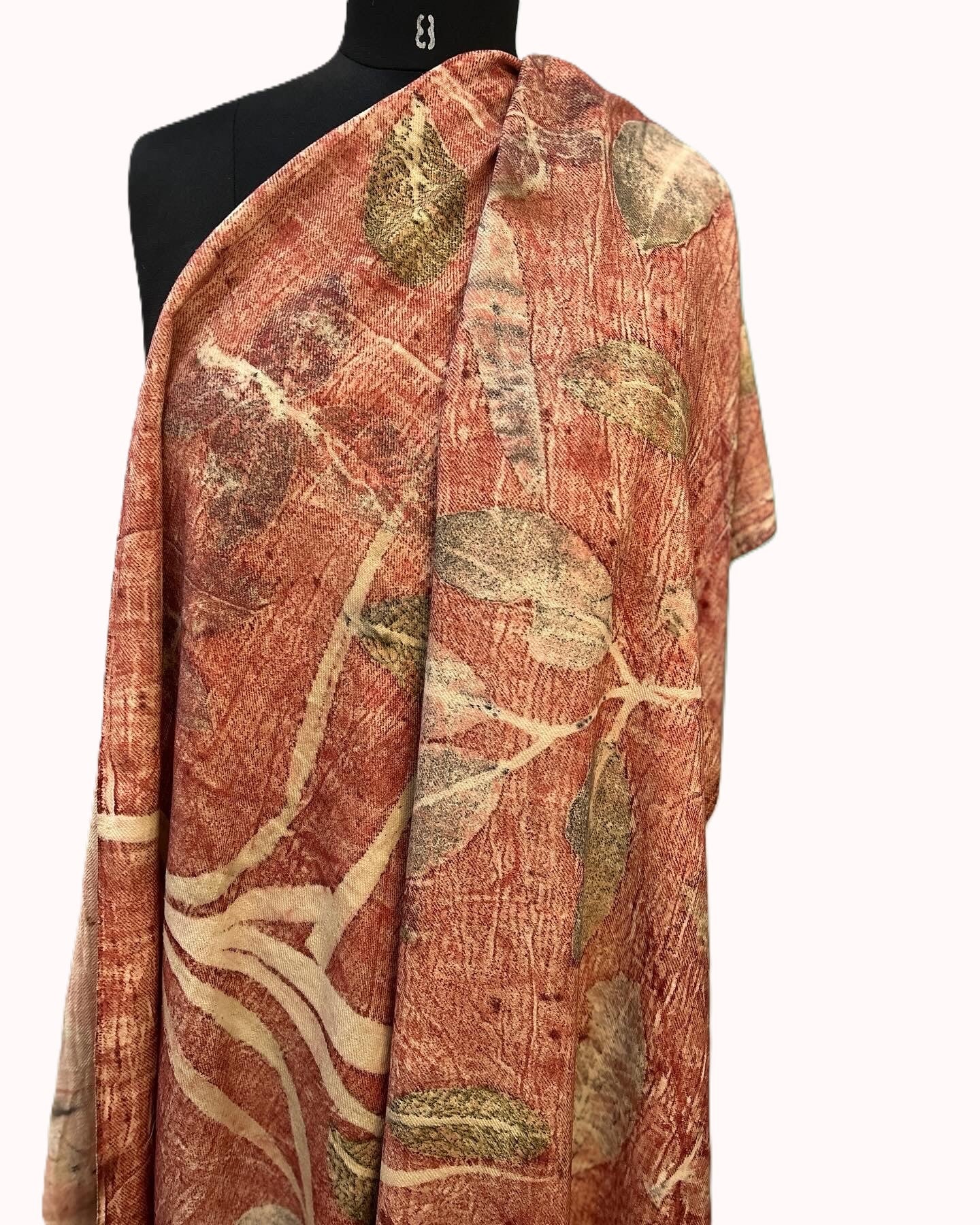 Rustleaf Glow Ahimsa (Eri) Silk Wrap Scarf