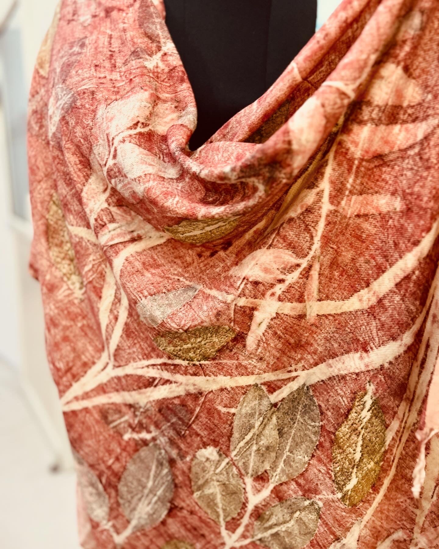Rustleaf Glow Ahimsa (Eri) Silk Wrap Scarf