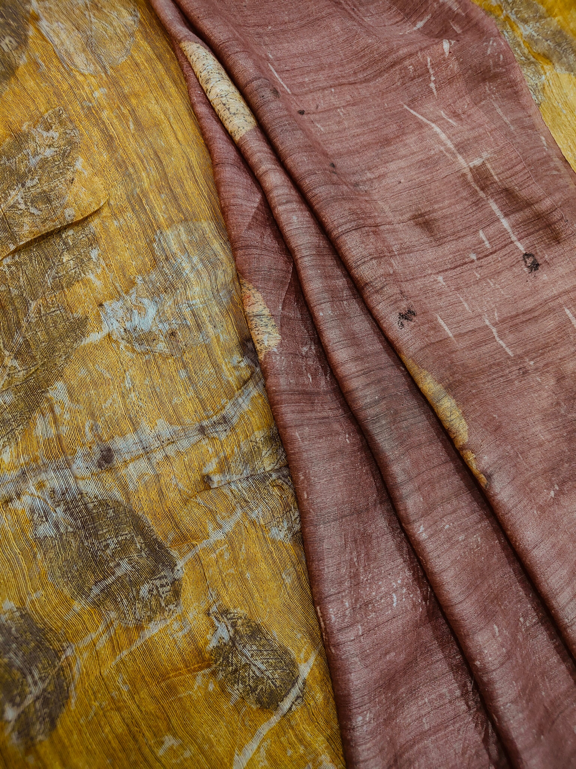 Sandstone Drape Matka Silk Saree