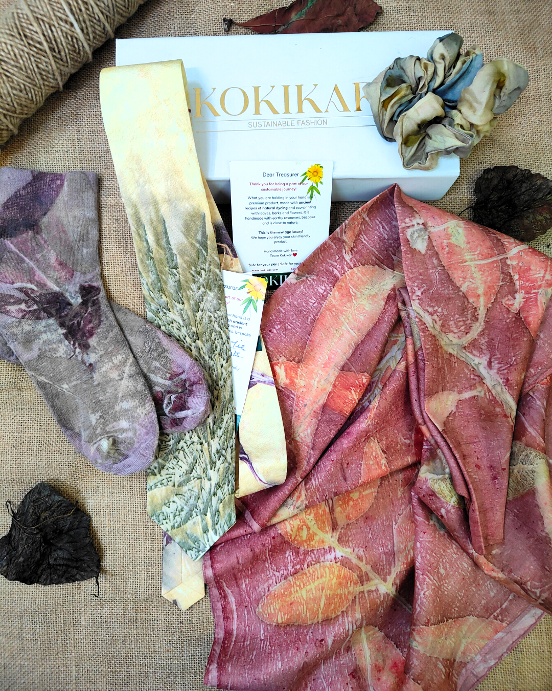 Festival Ecoprinted Gift Box