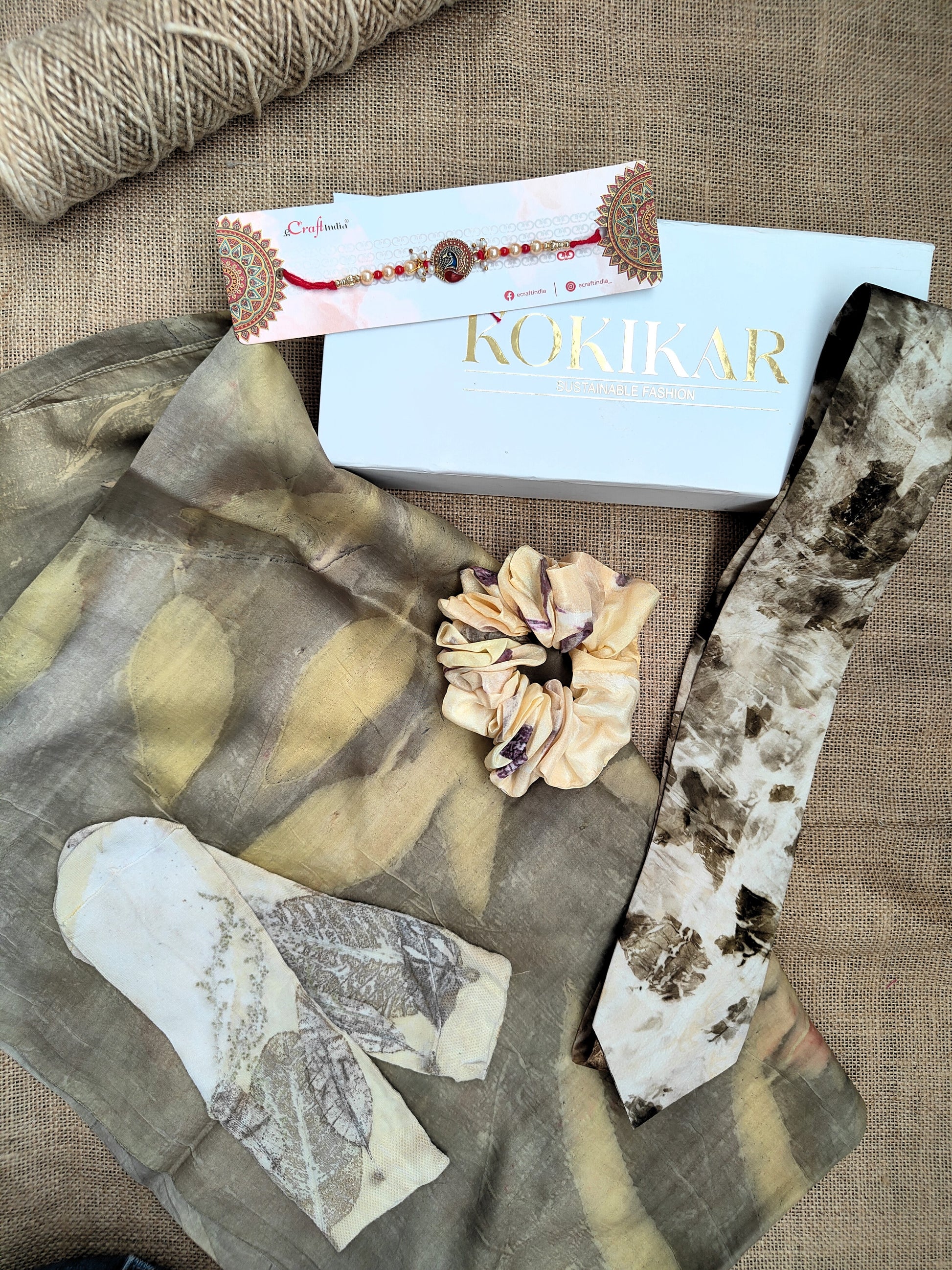 Kokikar signature ecoprinted gift box 