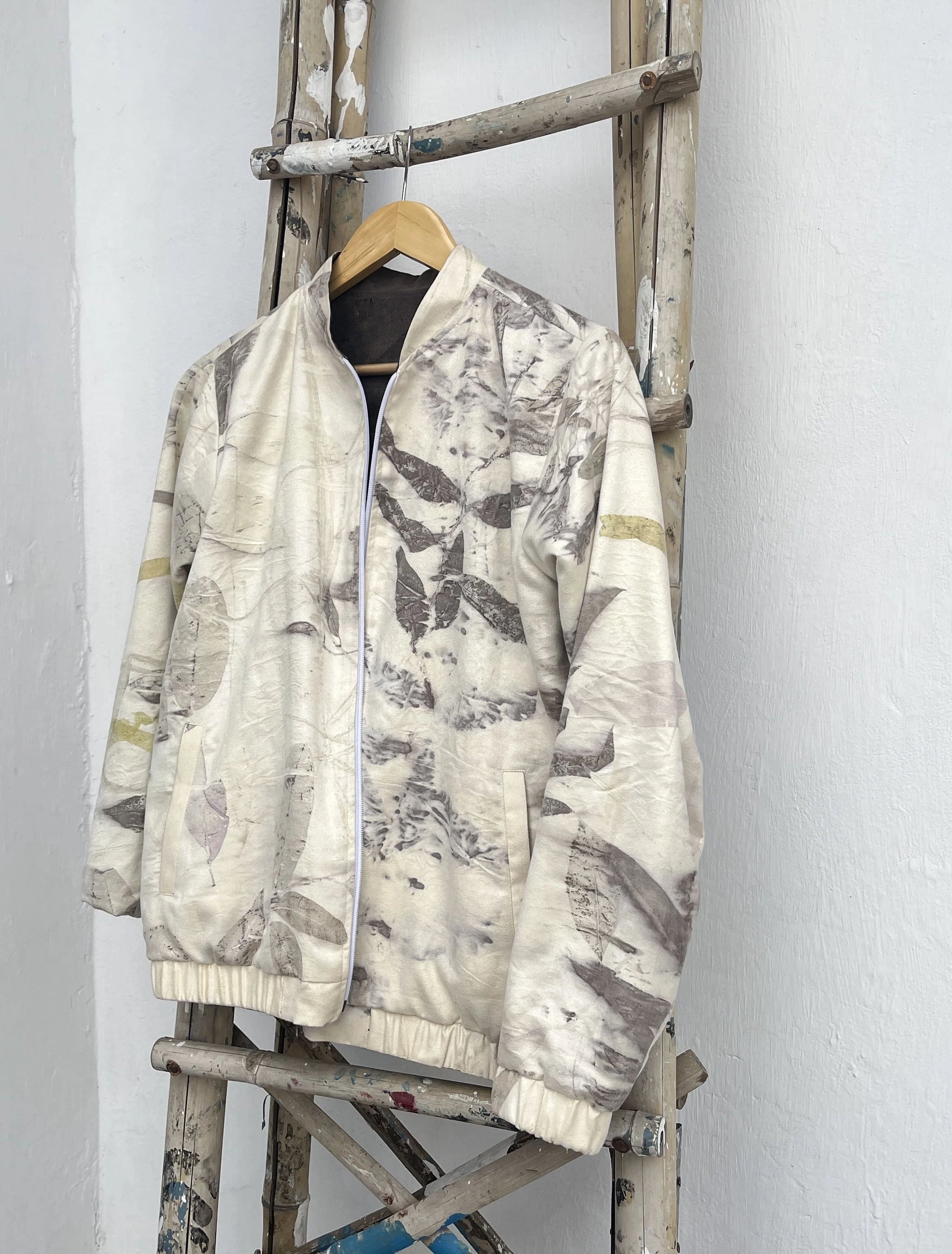 Suede Bomber Reversible Jacket