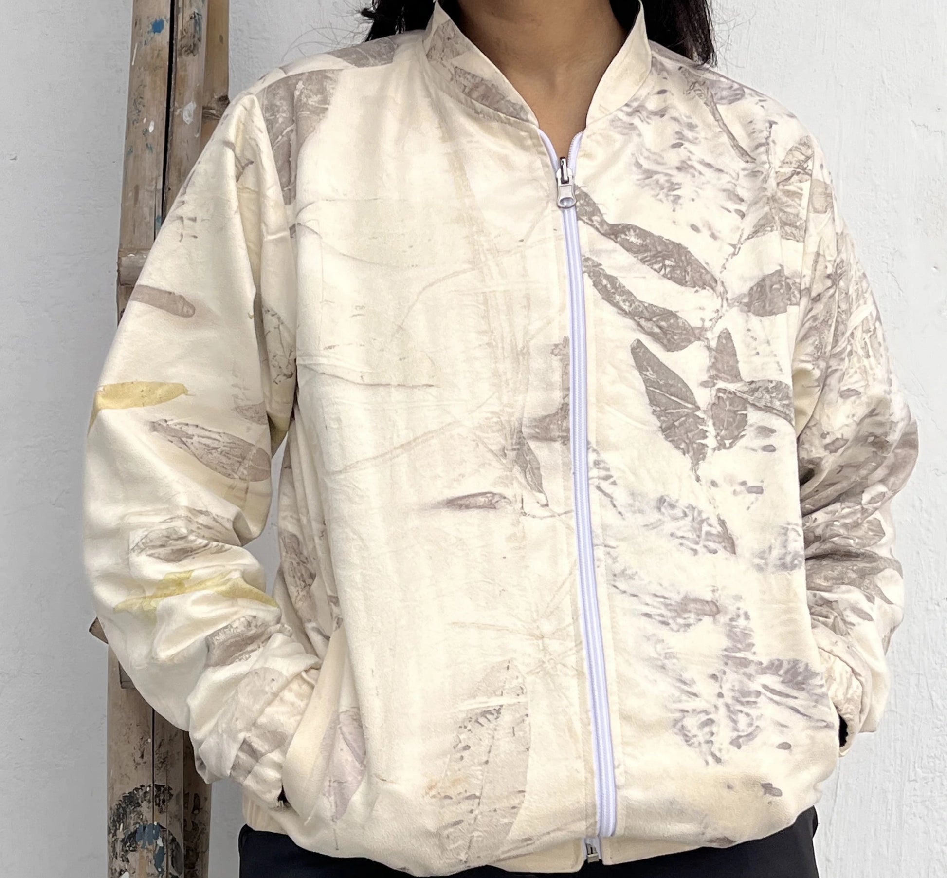 Suede Bomber Reversible Jacket