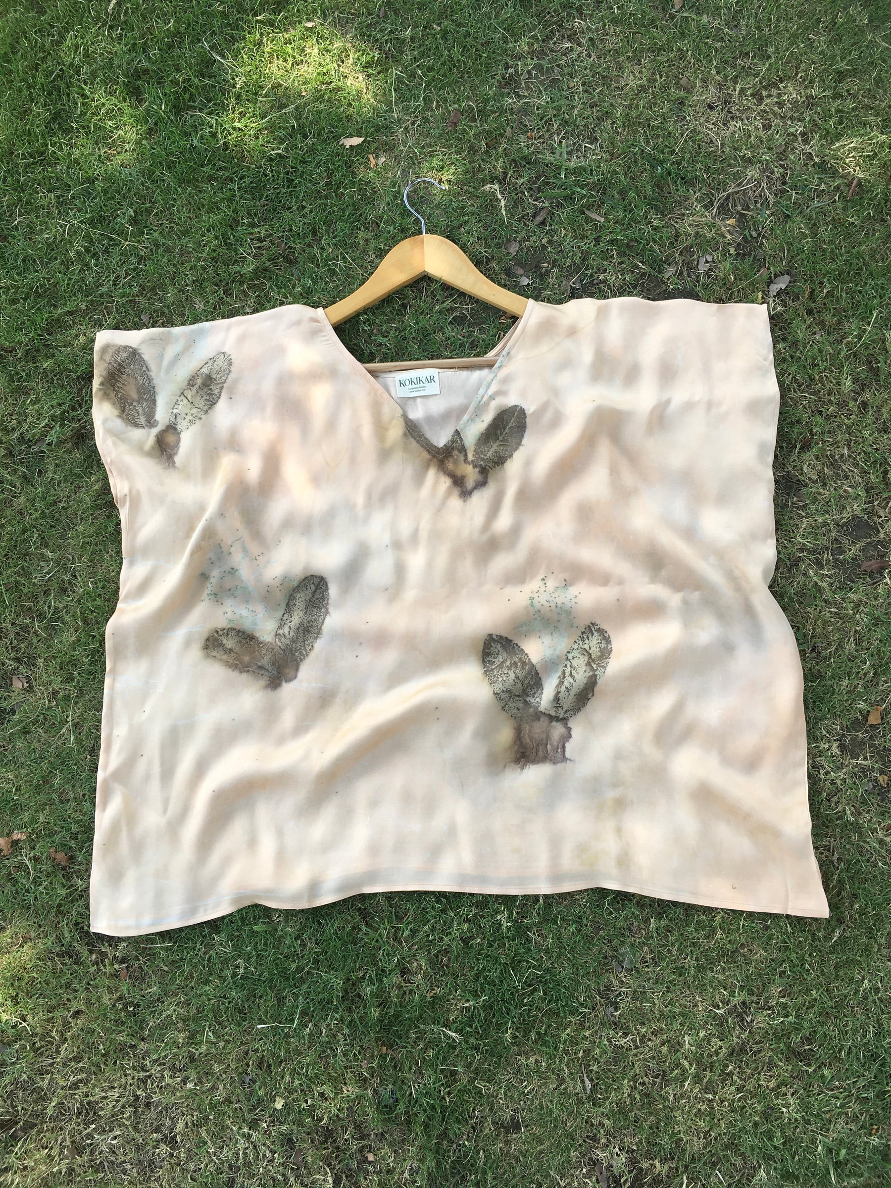 Botanical Kaftan Flared Top image 3