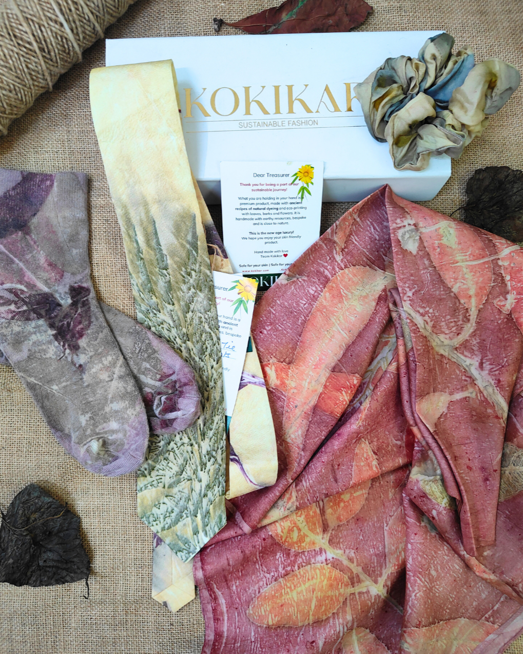 Festival Ecoprinted Gift Box