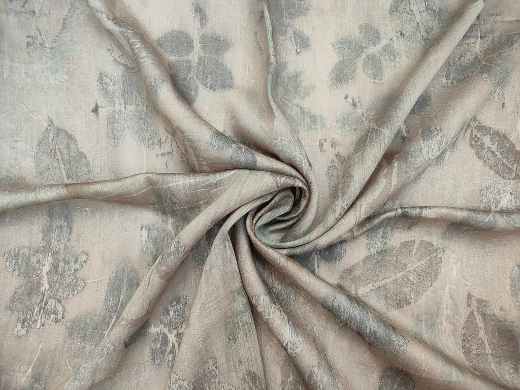 Varnika Seasonal Leaf Muga Silk Saree